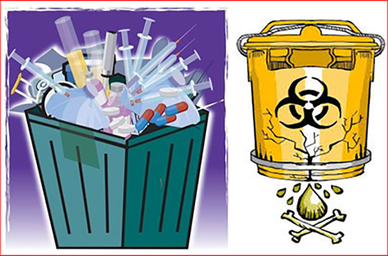 Thận trọng với chất thải nguy hại trong y tế