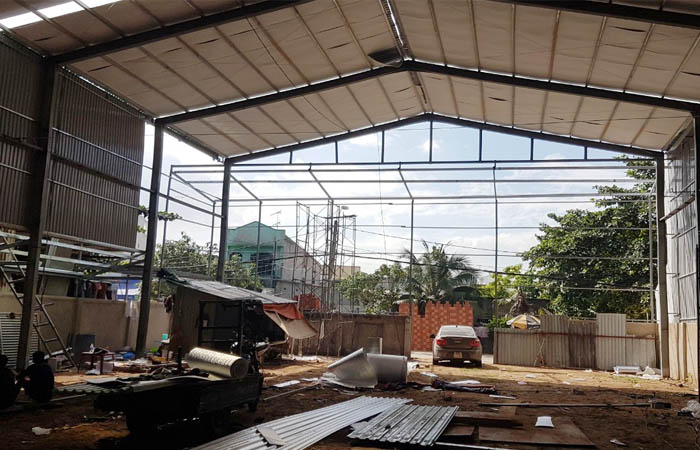 quy trình tháo dỡ nhà xưởng tại Phú Cường Hưng