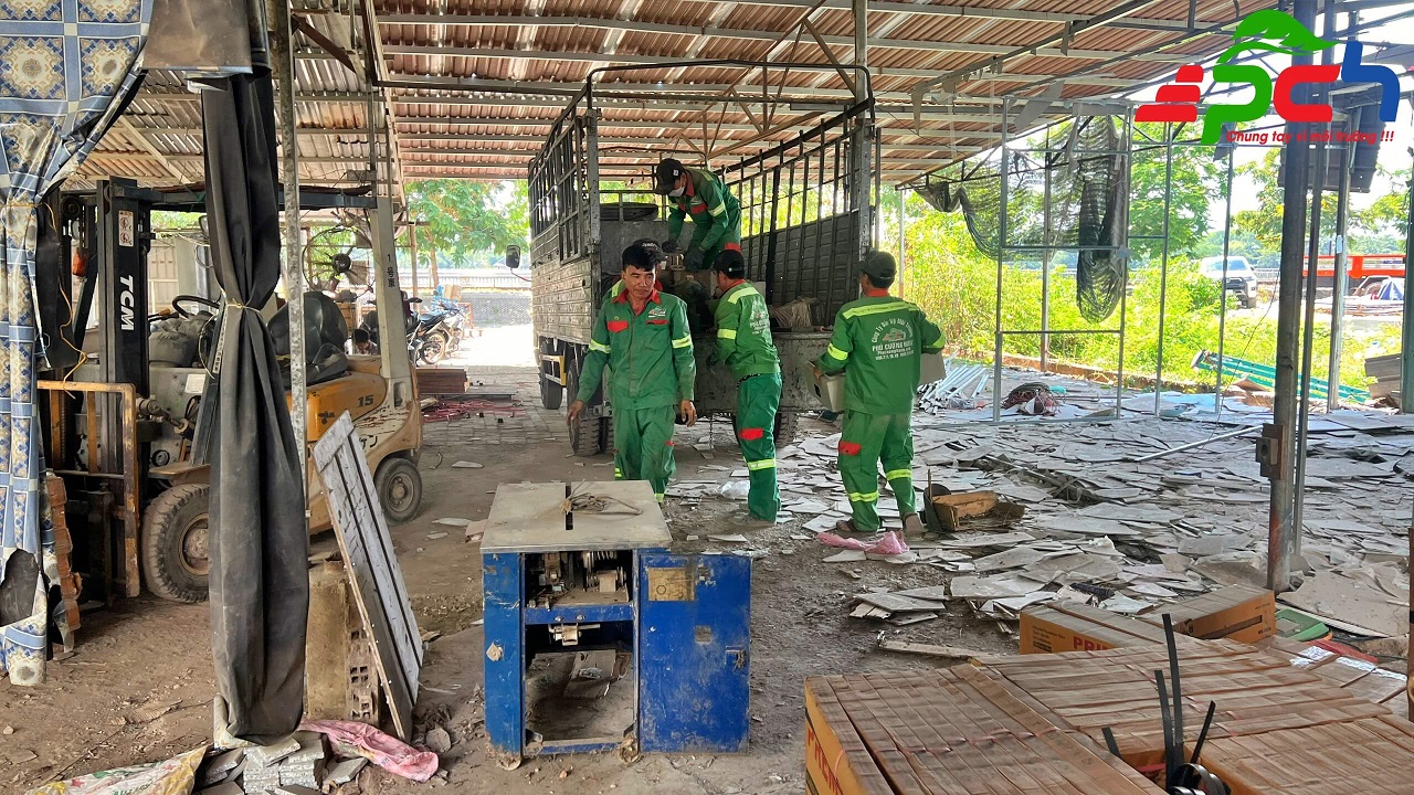Tháo dỡ thu mua xác nhà xưởng