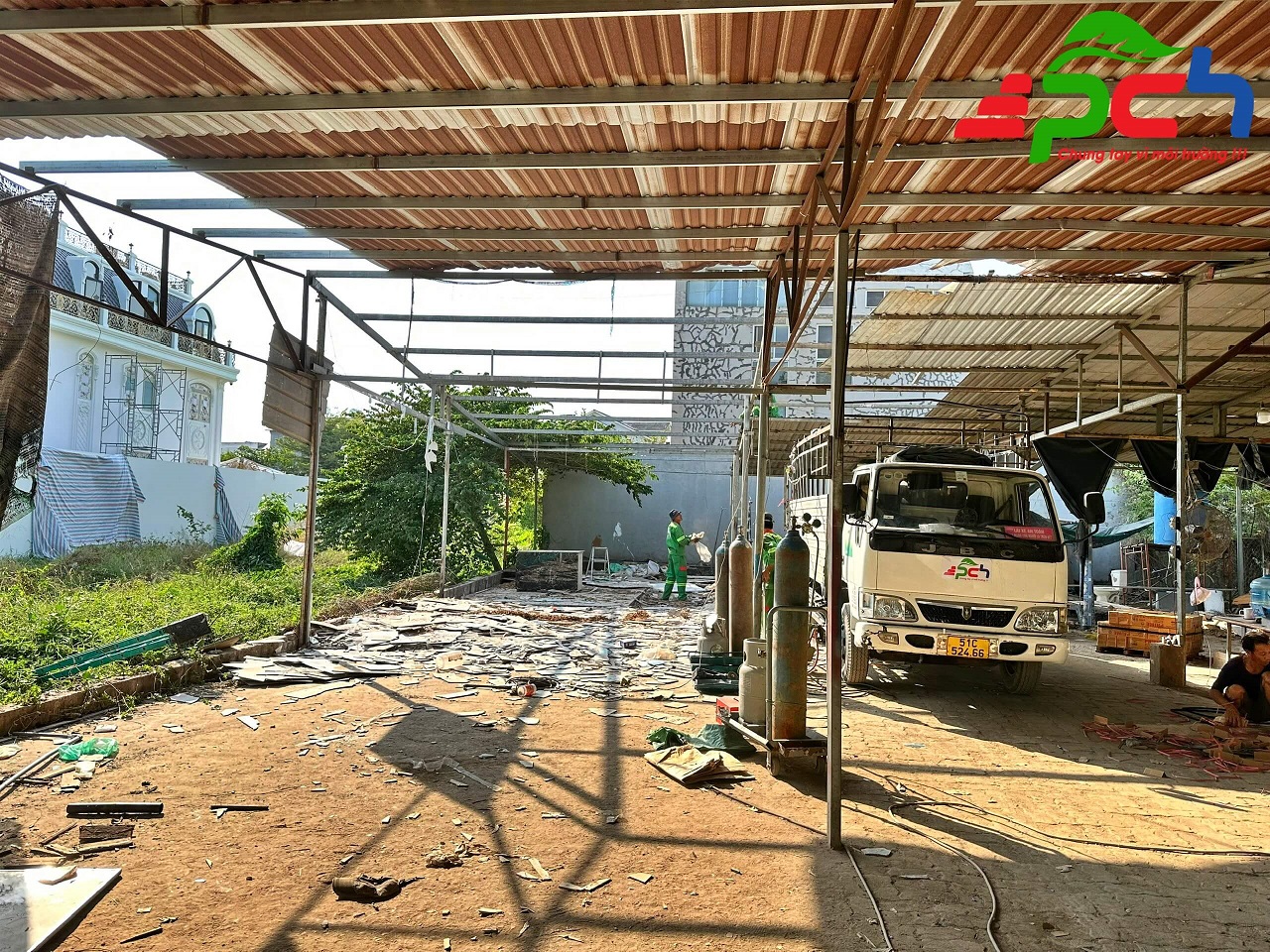Quy trình tháo dỡ thu mua xác nhà xưởng trọn gói