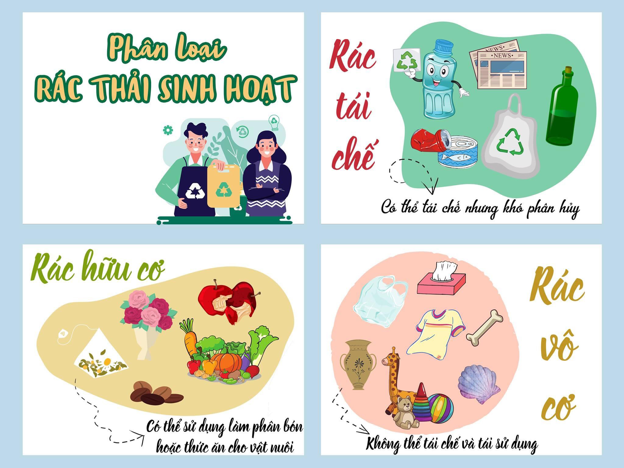 Phân loại rác thải sinh hoạt