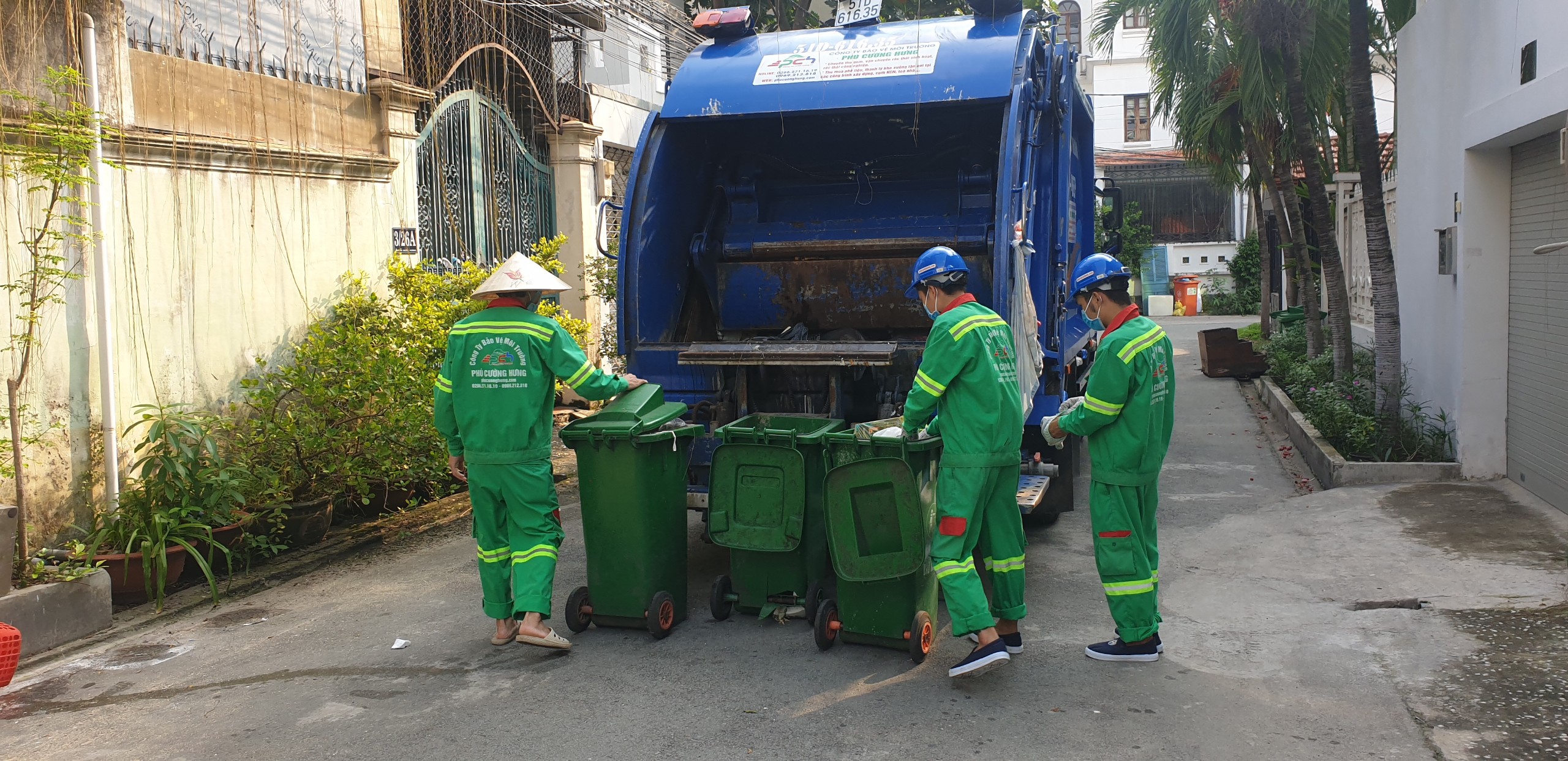 Quy trình thu gom rác thải sinh hoạt tại Phú Cường Hưng